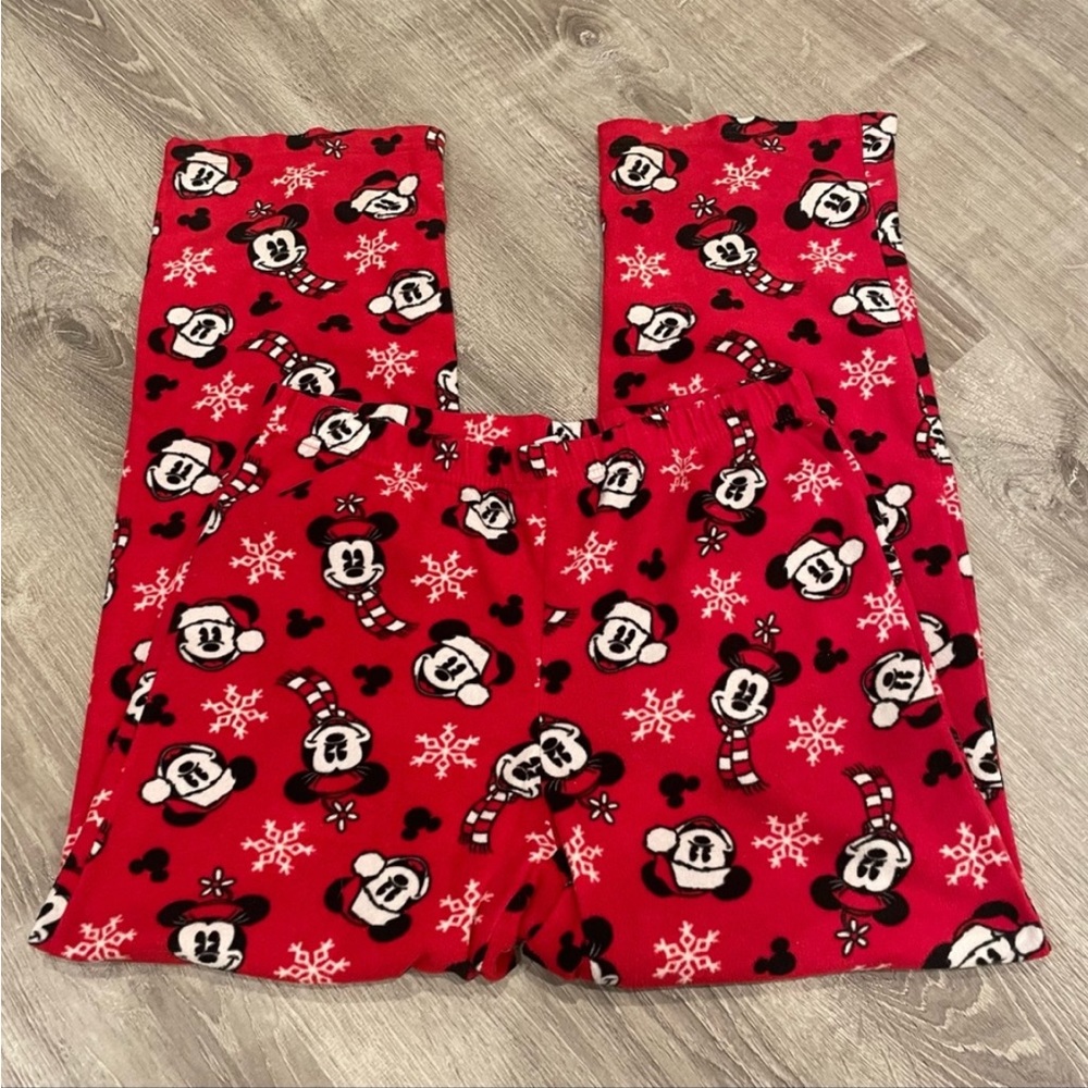 {SOLD}Disney Mickey and Minnie Mouse Christmas pajama pj pants - Picture 4 of 5